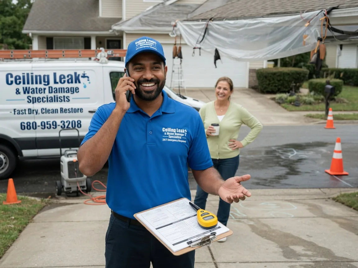 Ceiling Leak Cleanup Du Pont, GA FAQs